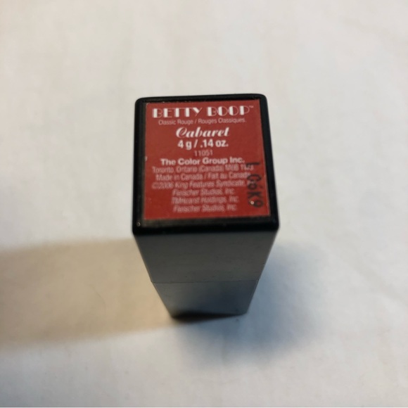 Rare Betty Boop Lipstick Classic Red Cabaret Case With Mirror Vintage 2006 New - Picture 9 of 10